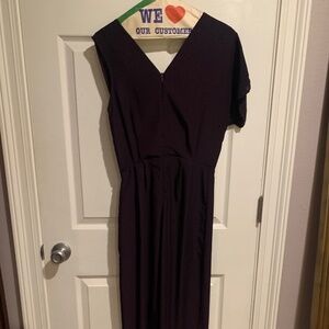 Dark purple maxi dress